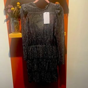 Sabina Musayev Monique dress made in Israel NWT sz M.